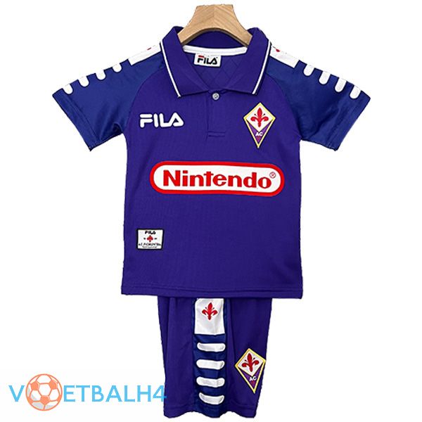 ACF Fiorentina Retro kinderen thuis voetbal jersey 1998/1999