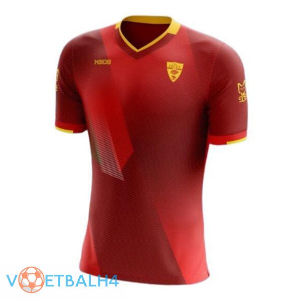 Lecce derde voetbal jersey rood 2023/2024