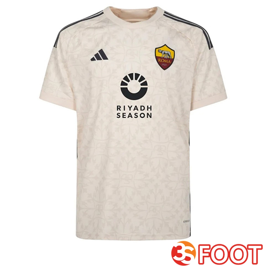 AS Roma Sponsor voetbal jersey uit 2023/2024