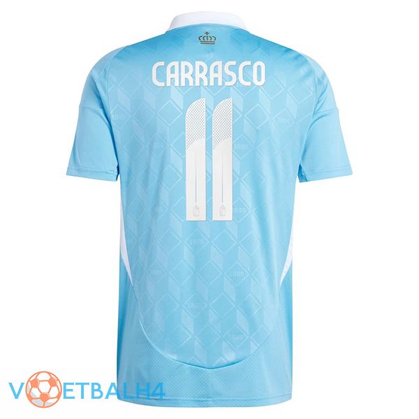 België (CARRASCO 11) uit voetbal jersey UEFA Euro 2024