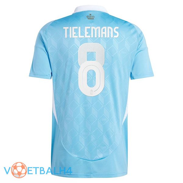 België (TIELEMANS 8) uit voetbal jersey UEFA Euro 2024