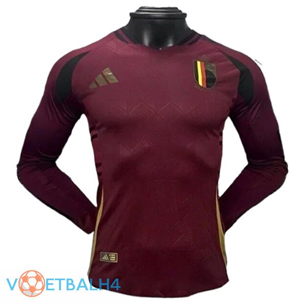 België thuis voetbal jersey lange mouw2024/2025