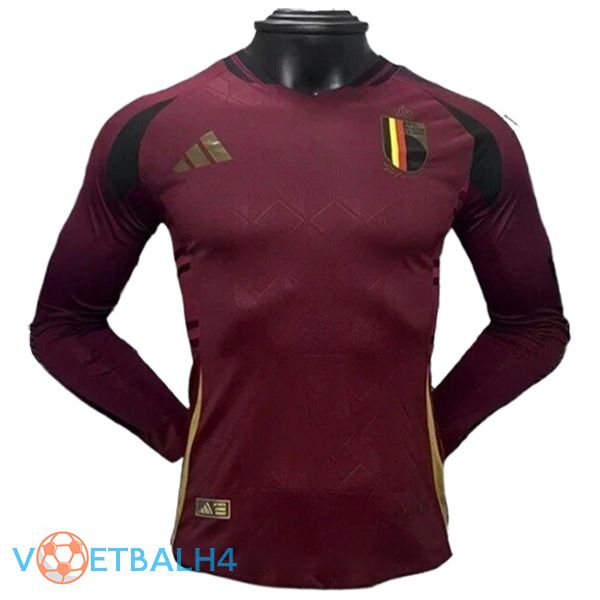 België thuis voetbal jersey lange mouwUEFA Euro 2024