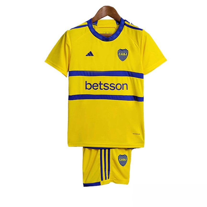 Boca Juniors kinderen voetbal jersey uit 2023/2024