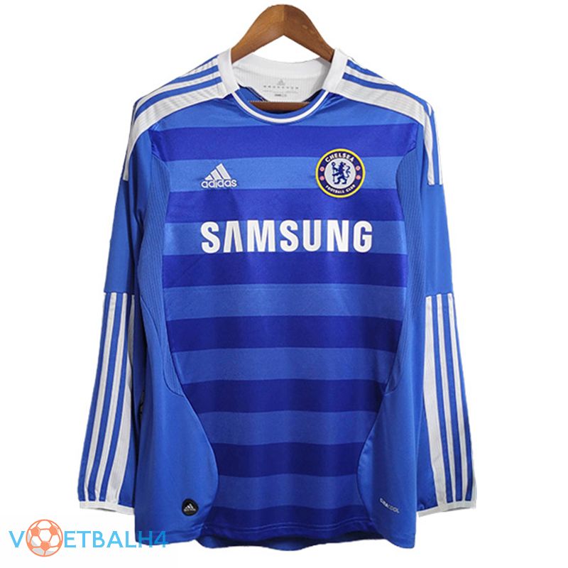 FC Chelsea Retro voetbal jersey lange mouwthuis 2011/2012