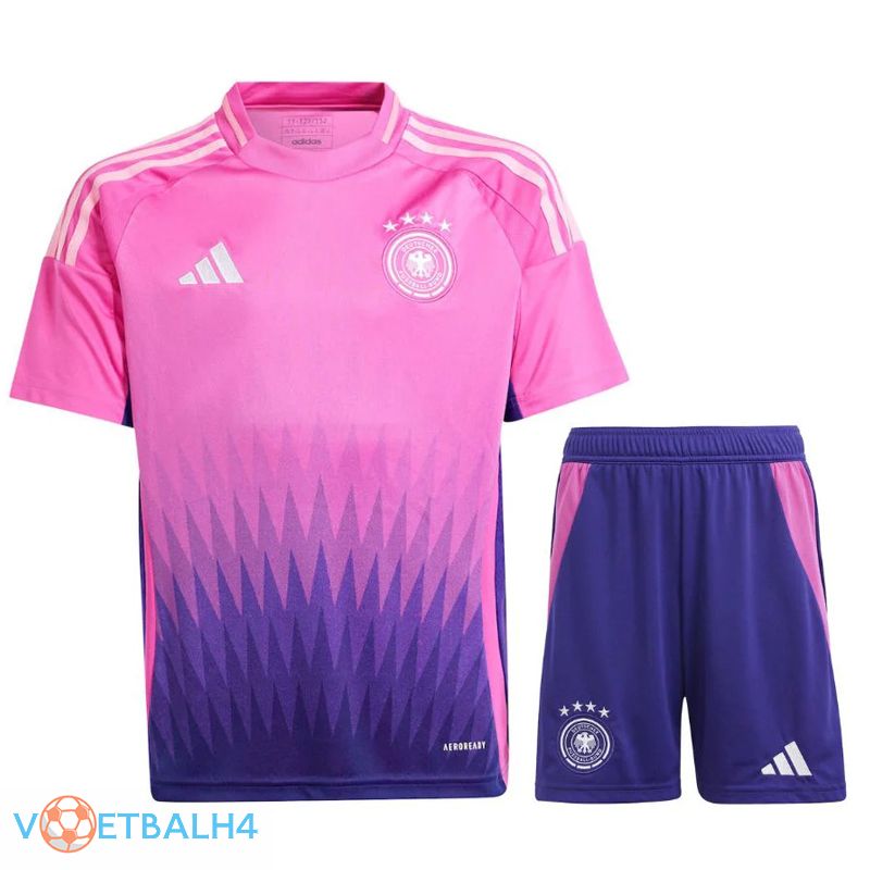 Duitsland uit voetbal jersey + korte broek Kit 2024/2025