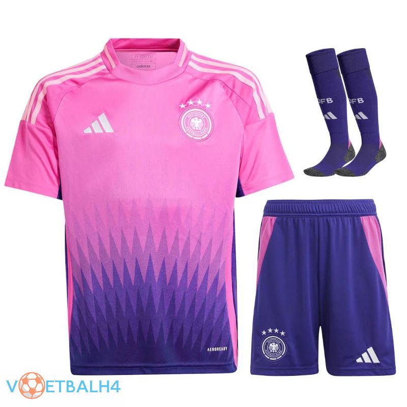 Duitsland uit voetbal jersey (korte broek + soks) Kit 2024/2025