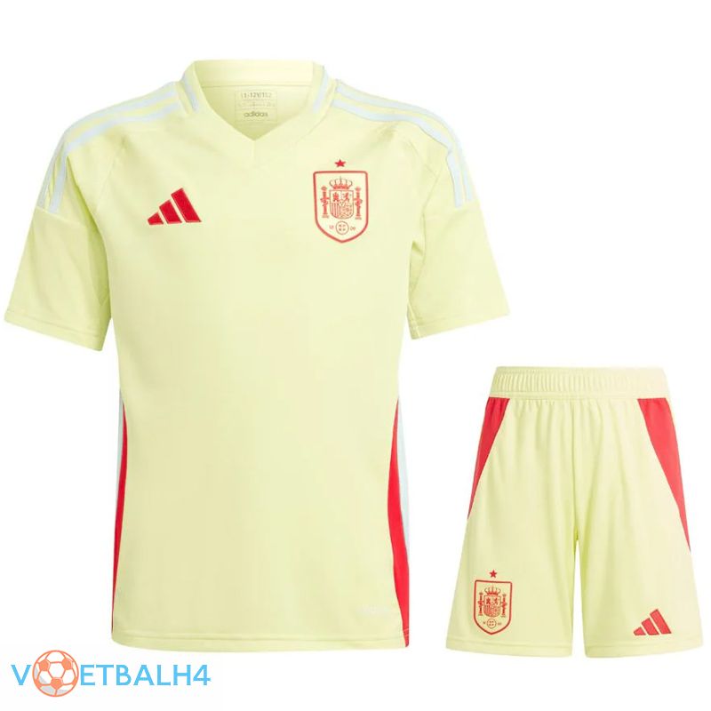 Spanje uit voetbal jersey + korte broek Kit 2024/2025