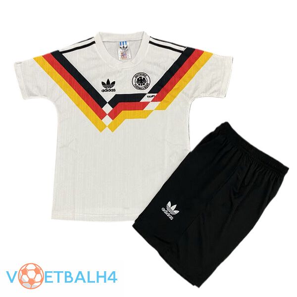 Duitsland Retro kinderen thuis voetbal jersey 1990