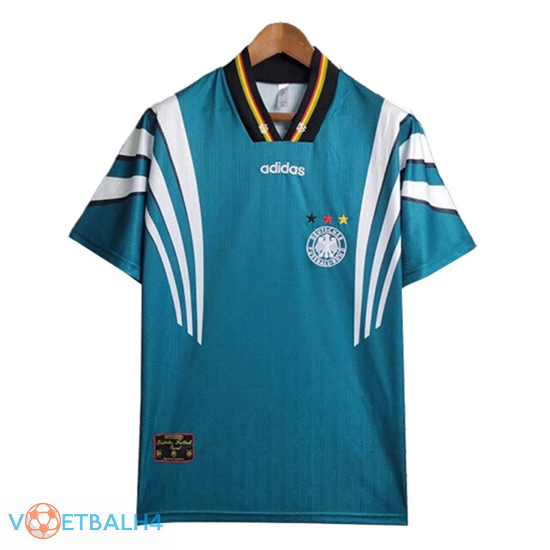 Duitsland Retro voetbal jersey uit 1996