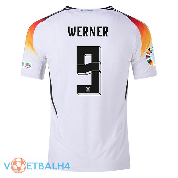 Duitsland (WERNER 9) thuis voetbal jersey UEFA Euro 2024