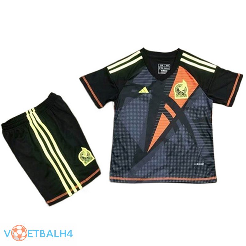 Mexico kinderen doelman voetbal jersey 2024/2025