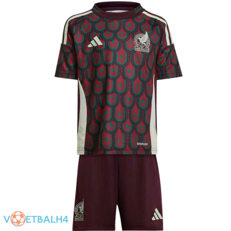 Mexico kinderen thuis voetbal jersey 2024/2025