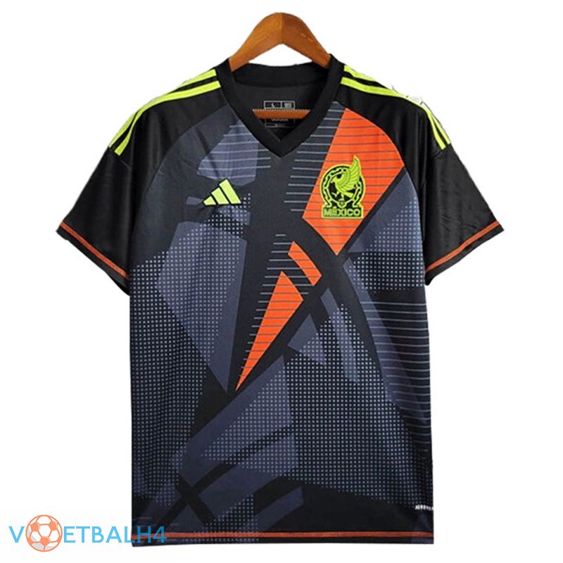 Mexico doelman voetbal jersey zwart 2024/2025