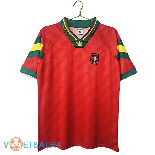 Portugal Retro thuis voetbal jersey 1992