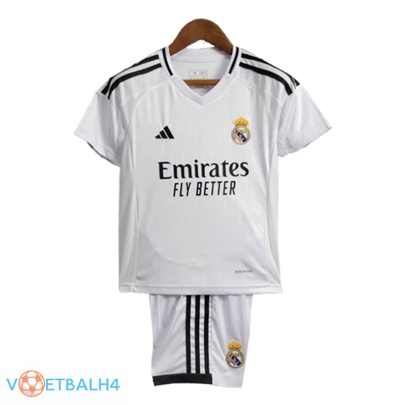 Real Madrid kinderen thuis voetbal jersey 2024/2025