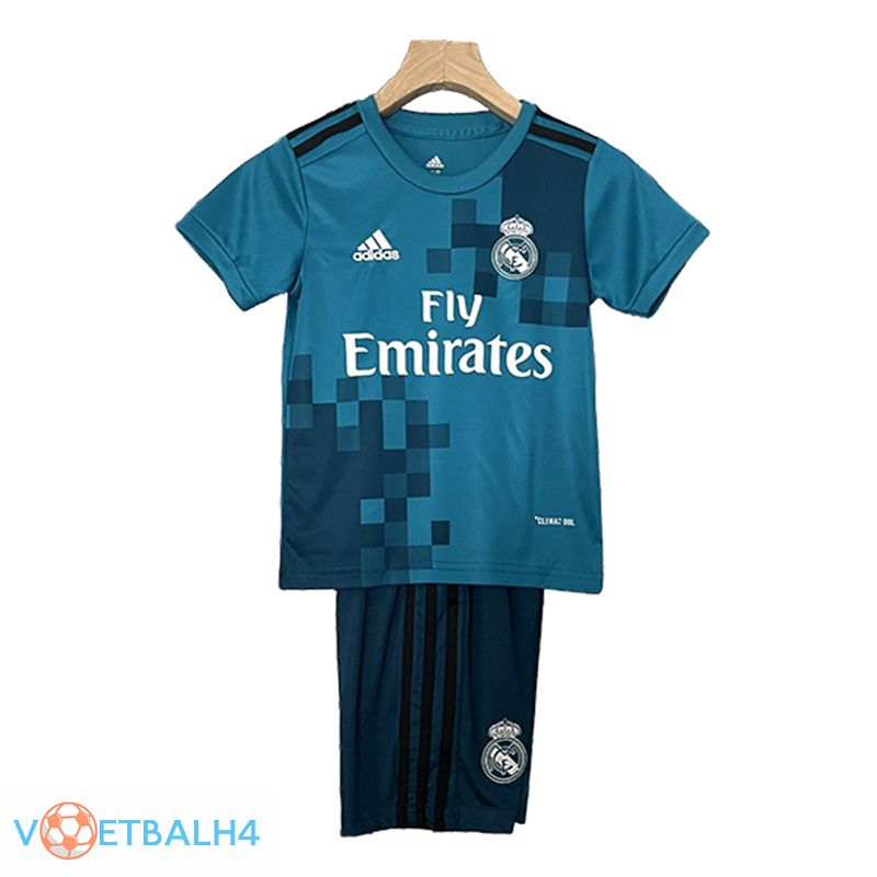 Real Madrid Retro kinderen voetbal jersey derde 2017/2018