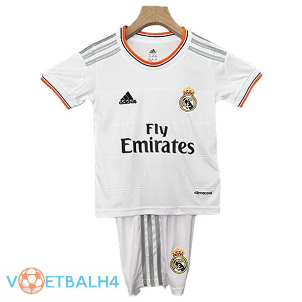 Real Madrid Retro kinderen thuis voetbal jersey 2013/2014