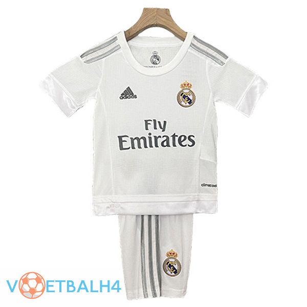 Real Madrid Retro kinderen thuis voetbal jersey 2015/016