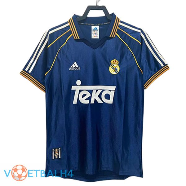 Real Madrid Retro thuis voetbal jersey 1998-1999