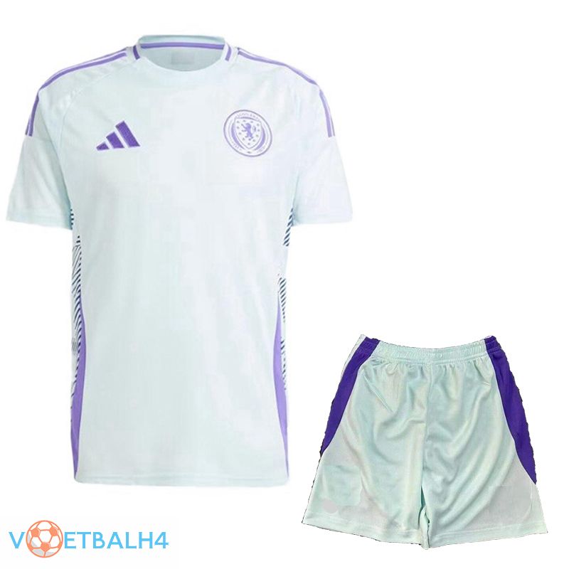 Schotland uit voetbal jersey + korte broek Kit 2024/2025