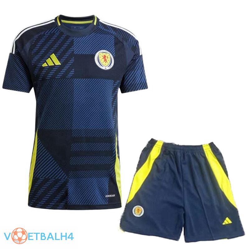 Schotland thuis voetbal jersey + korte broek Kit 2024/2025