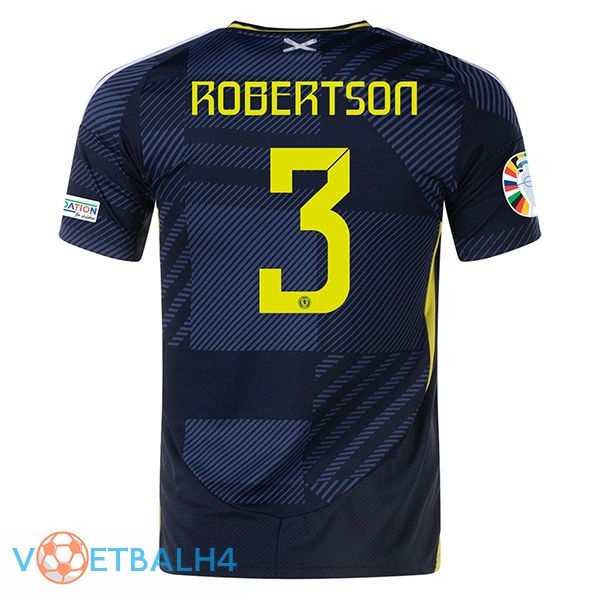 Schotland (ROBERTSON 3) thuis voetbal jersey UEFA Euro 2024