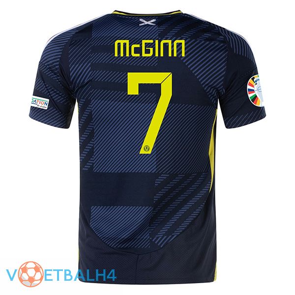 Schotland (McGINN 7) thuis voetbal jersey UEFA Euro 2024