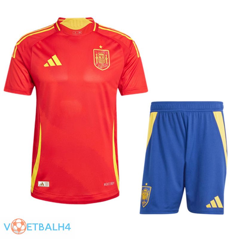 Spanje kinderen thuis voetbal jersey 2024/2025