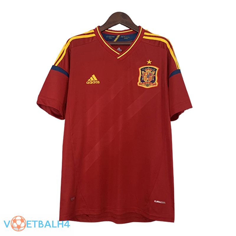 Spanje Retro voetbal jersey thuis 2012