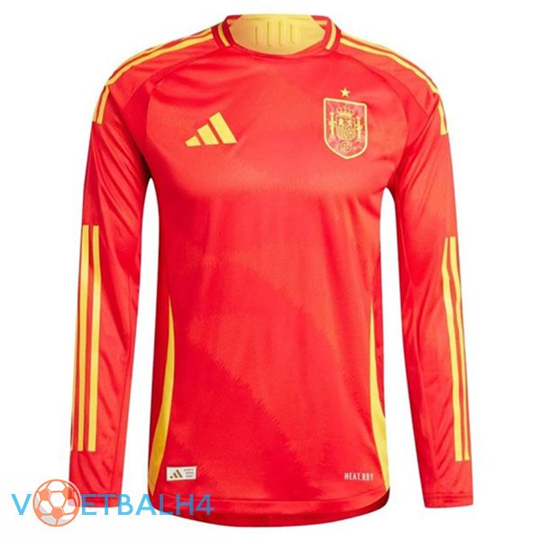 Spanje thuis voetbal jersey lange mouw2024/2025