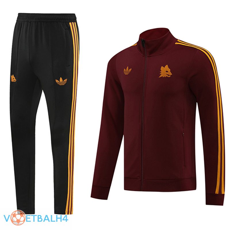 AS Roma Trainingsjaspak rood/geel/zwart 2024/2025