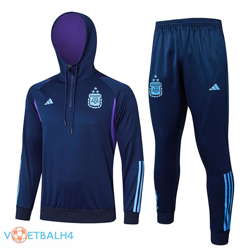 Argentinië trainingspak Hoodie Dark blauw 2024/2025