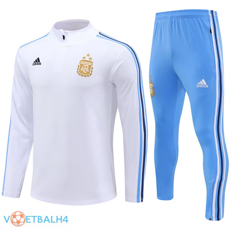 Argentinië kit trainingspak wit/blauw 2024/2025