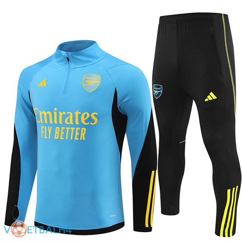 Arsenal trainingspak blauw/zwart/groente 2024/2025