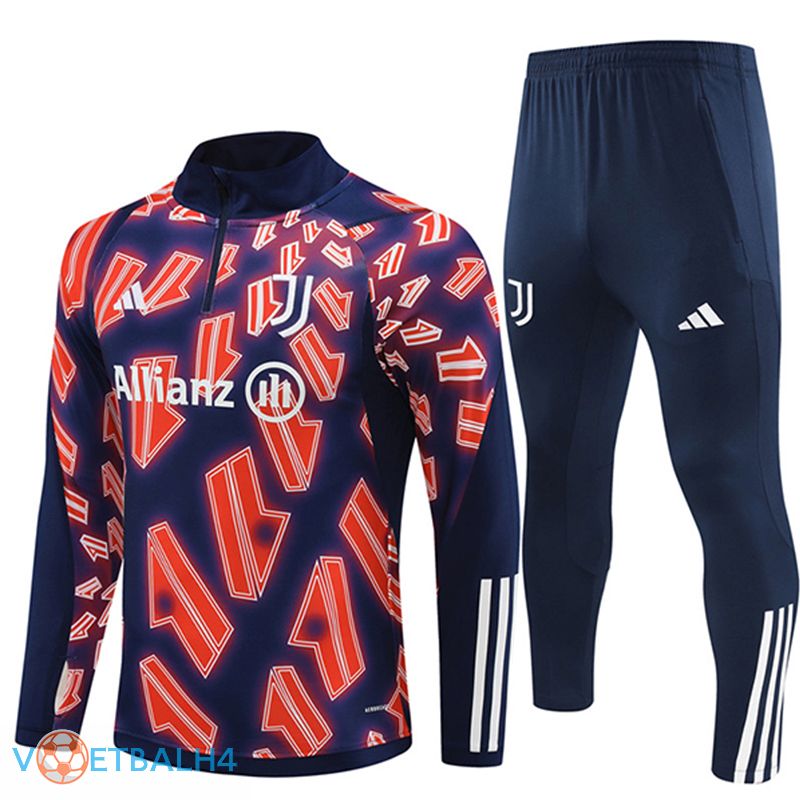 Juventus trainingspak rood/blauw 2024/2025