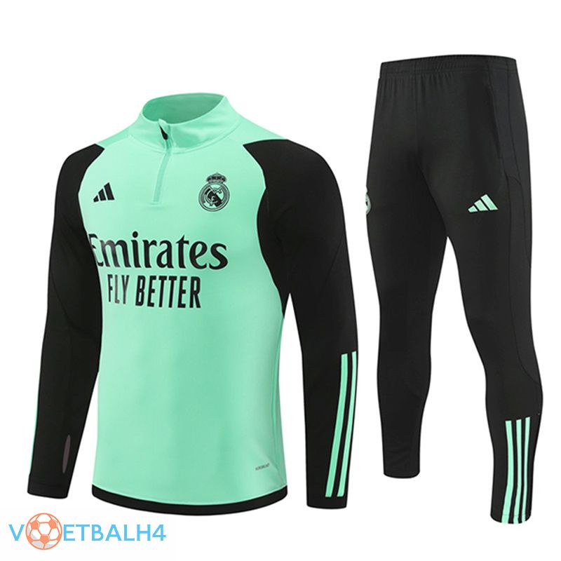 Real Madrid kit trainingspak groente/zwart 2024/2025