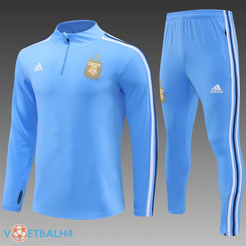 Argentinië kinderen kit trainingspak blauw 2024/2025