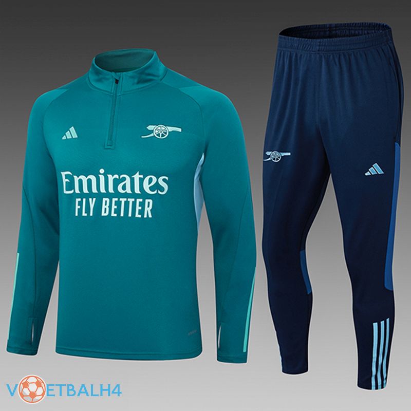 Arsenal kinderen kit trainingspak groente/blauw 2024/2025