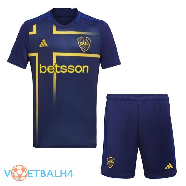 Boca Juniors kinderen derde voetbal jersey blauw 2024/2025