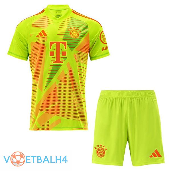 Bayern Munich kinderen doelman voetbal jersey groente 2024/2025