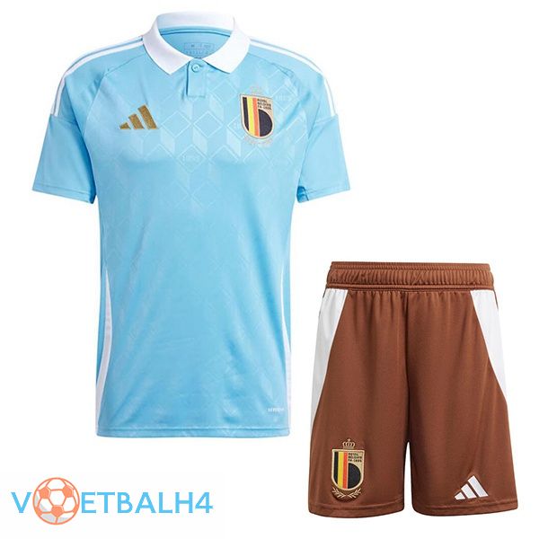 België kinderen uit voetbal jersey blauw 2024/2025