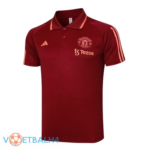 Manchester United voetbal Polo rood 2024/2025