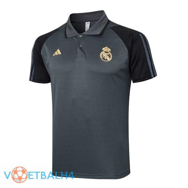 Real Madrid voetbal Polo grijs 2024/2025