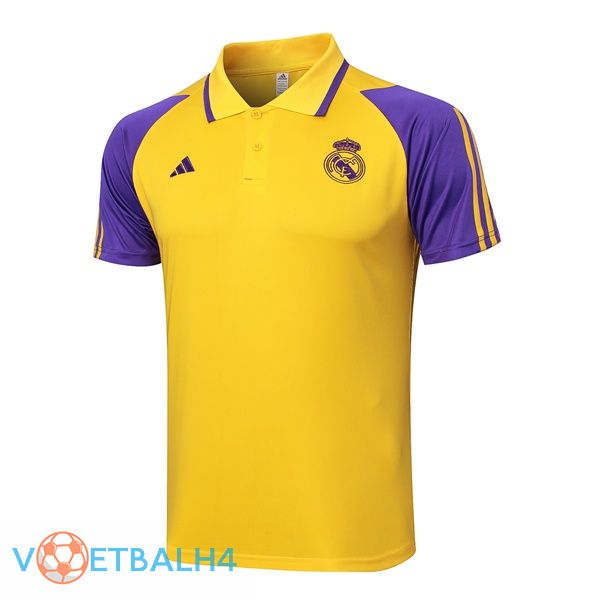 Real Madrid voetbal Polo geel 2024/2025