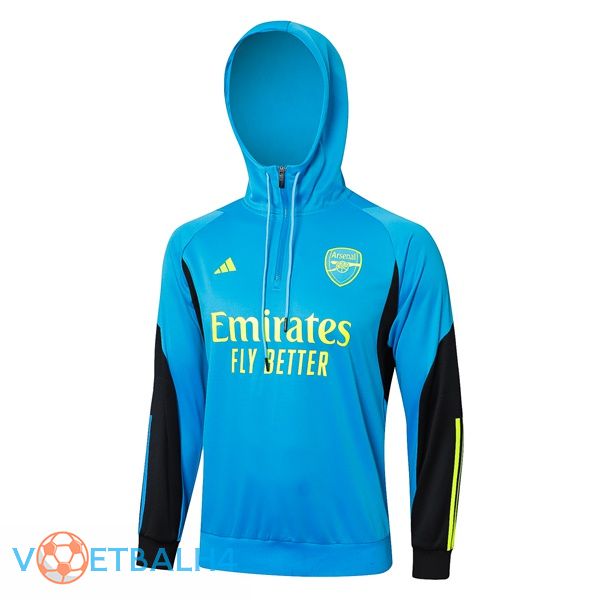 Arsenal Training Sweatshirt Hoodie blauw 2024/2025