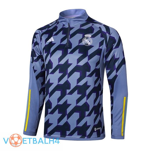 Real Madrid Training Sweatshirt blauw 2024/2025