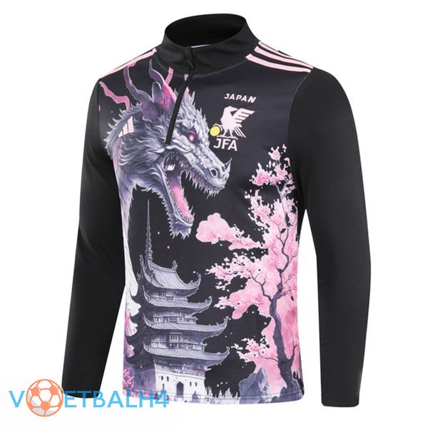 Japan Training Sweatshirt zwart 2024/2025