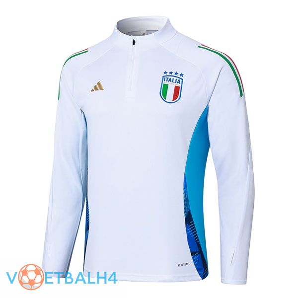 Italië Training Sweatshirt wit 2024/2025