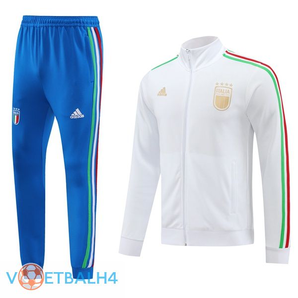 Italië kit trainingspak - trainingsjack wit 2024/2025